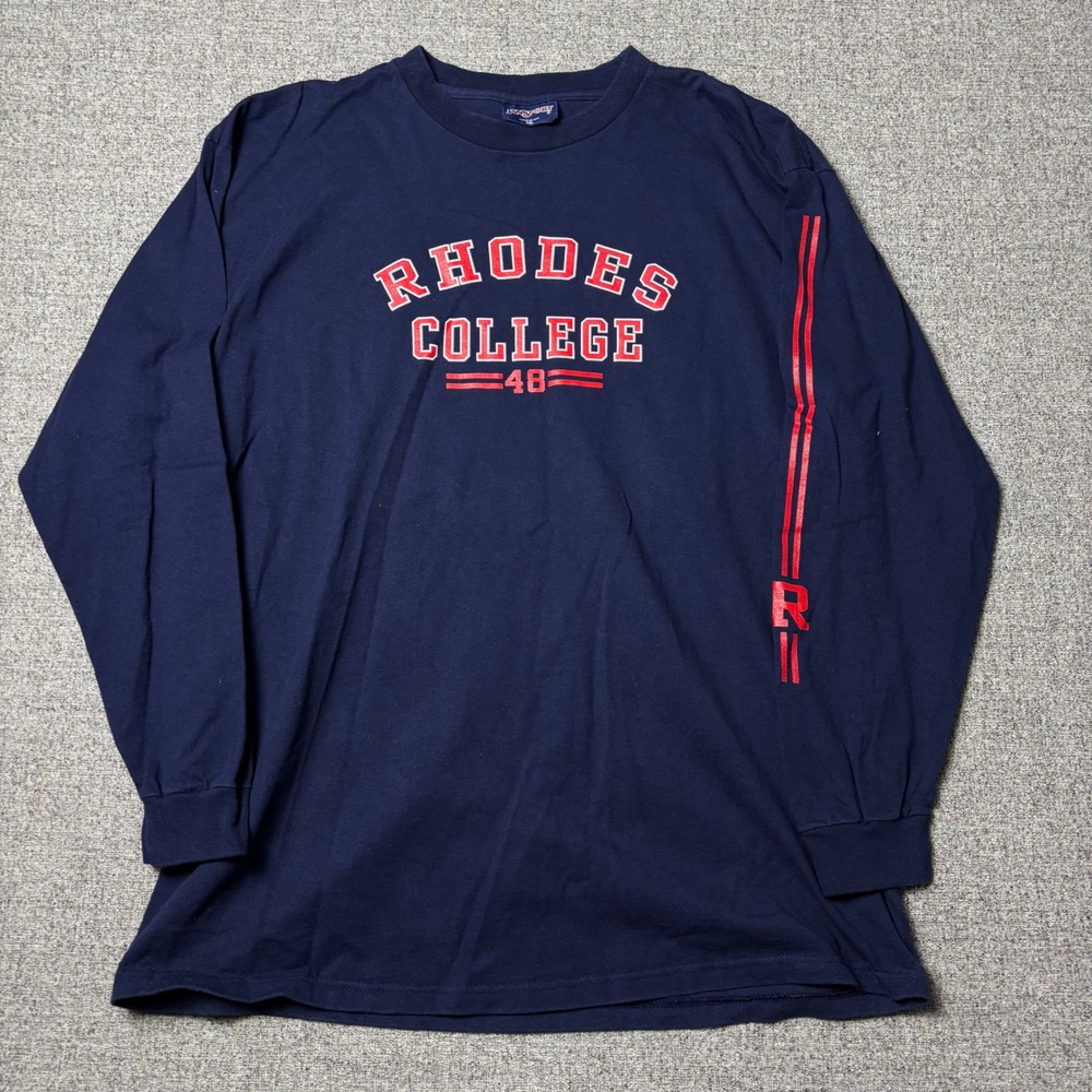 Vintage Rhodes JanSport College Mens XL Navy Long Sleeve Made USA